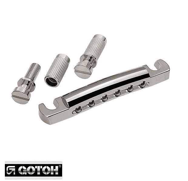NEW Gotoh GE101A Featherweight Stop Tailpiece for Gibson® Guitars - Nickel image 1
