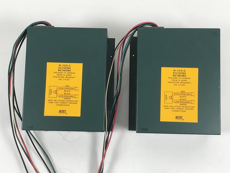 ALTEC N-500-G ネットワーク Altec N-500-G Dividing Network Crossover Pair | Reverb