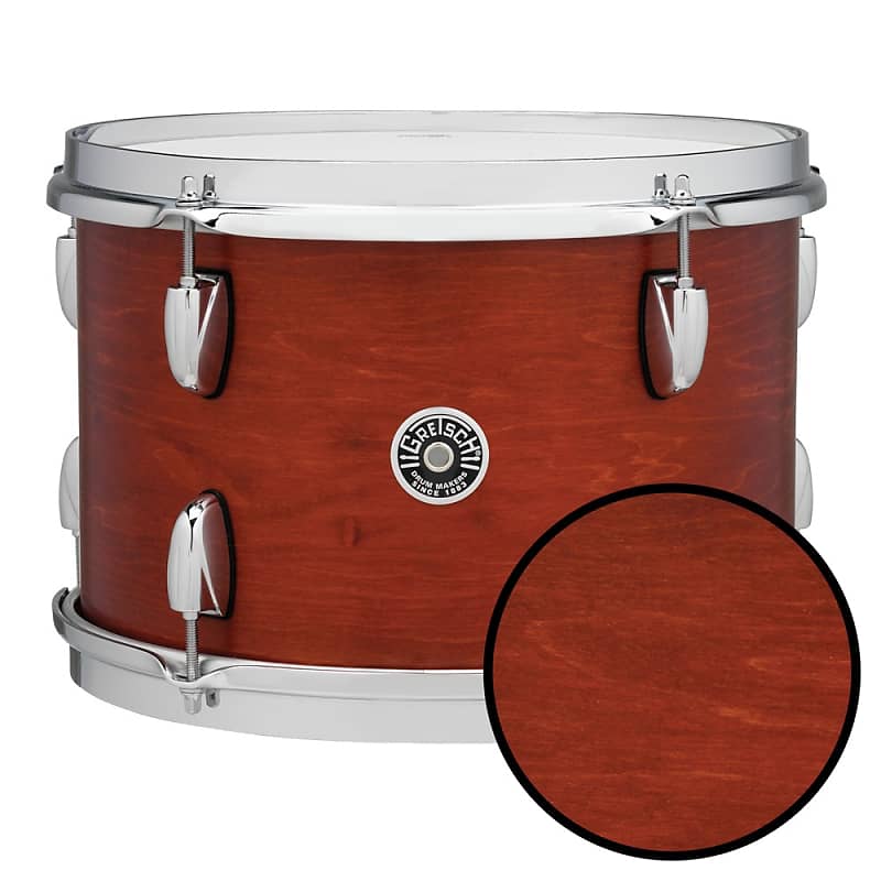 Gretsch Tom Tom USA Brooklyn 8x7 Satin Burnt Orange image 1