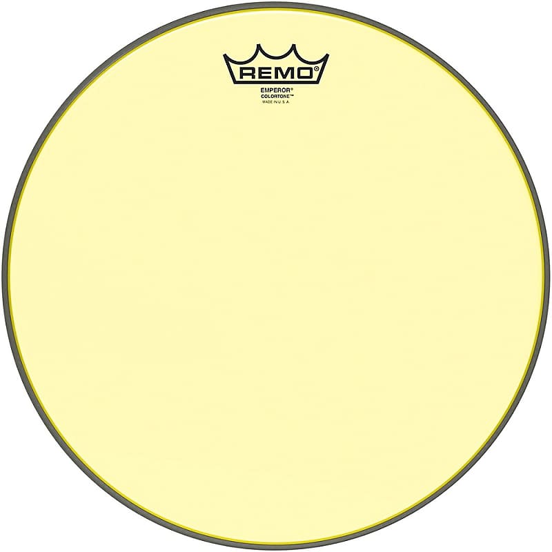 Remo Emperor Colortone Yellow Drum Head 13 in. Reverb