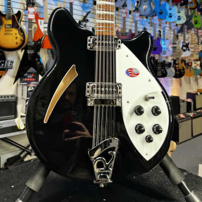 New 2023 Rickenbacker 360/12 12-String 360 Electric, Jetglo w/ OHSCase and Free Ship 764 image 1