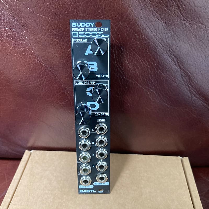 BASTL Instruments Buddy Stereo Eurorack Mixer and Preamp New Reverb