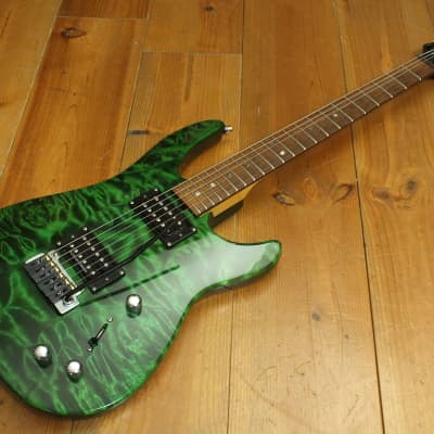 Brian Moore C 55 P Piezo Quilted Green USA 1998 image 3