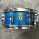 LUDWIG WFL Snare Drum VINTAGE 1959 Blue Sparkle