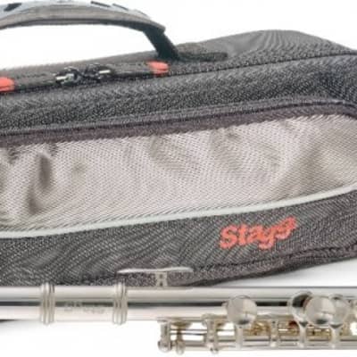 Stagg WS-PF211S C Piccolo Flute offset G Split E Mechanism w/Soft Case, Cleaning Cloth & Gloves image 1