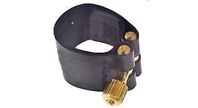 Rovner 1R Dark Ligature with Cap for Bb Clarinet, Nickel Fittings image 1