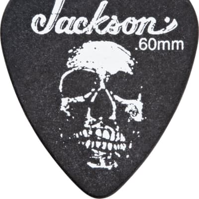 Jackson 451 Skull Delrin 1.14mm (Extra Heavy) Guitar Picks - 12 Picks (Dozen) for sale