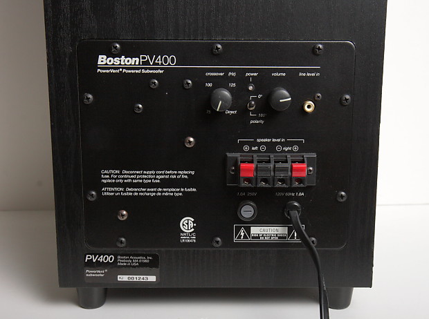 Boston pv400 subwoofer hotsell