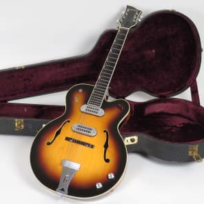 Gretsch Van Eps 7580 1977 Sunburst 7 String Guitar with Case Reverb