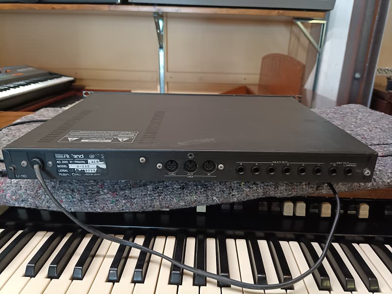 Roland U110 PCM Sound Module 1988 1990 Black Reverb