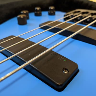 Kiesel Osiris OB4 string headless bass 2019 - Blue | Reverb