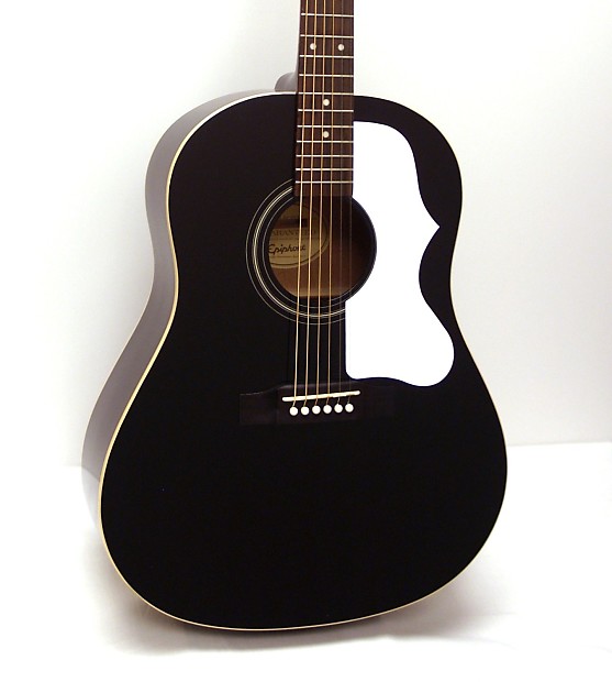 Epiphone 1963 EJ-45 Ltd Ed Round Shoulder Dreadnought Acoustic Guitar - Ebony image 1