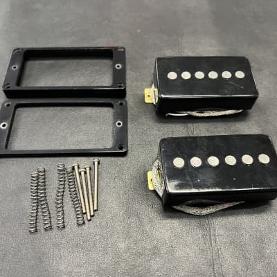 Harmonic Design  Z-90 Pickup Set  Black Loud and Proud Single coils w/ rings and screws image 1