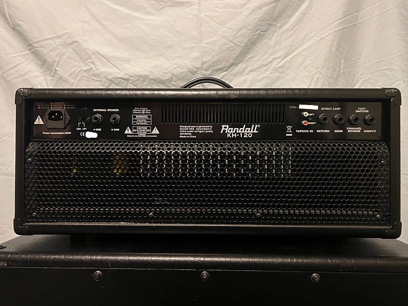 Randall KH-120 Kirk Hammett Signature Series Amp and Cabinet
