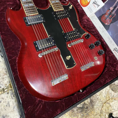 Video! Gibson Custom Shop Jimmy Page Signature EDS-1275 Doubleneck - VOS Heritage Cherry for sale