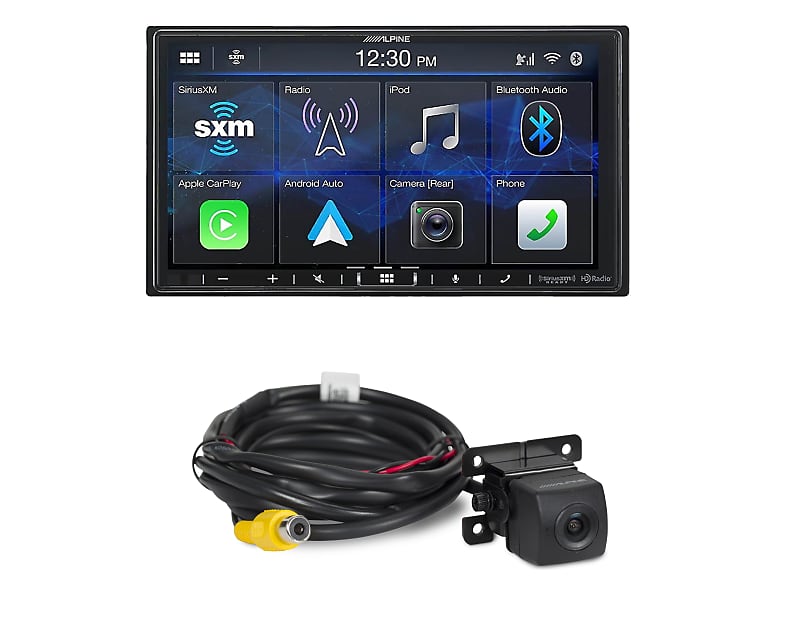 Alpine 7" Shallow Chassis Multimedia Receiver Black ILX-407