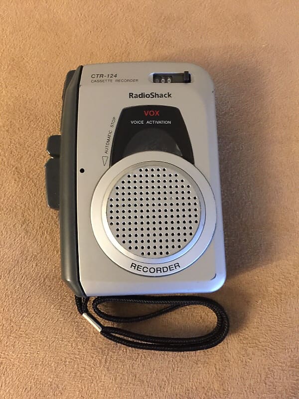 Radio Shack Cassette Tape Recorder Vox Voice Activation Reverb 1291