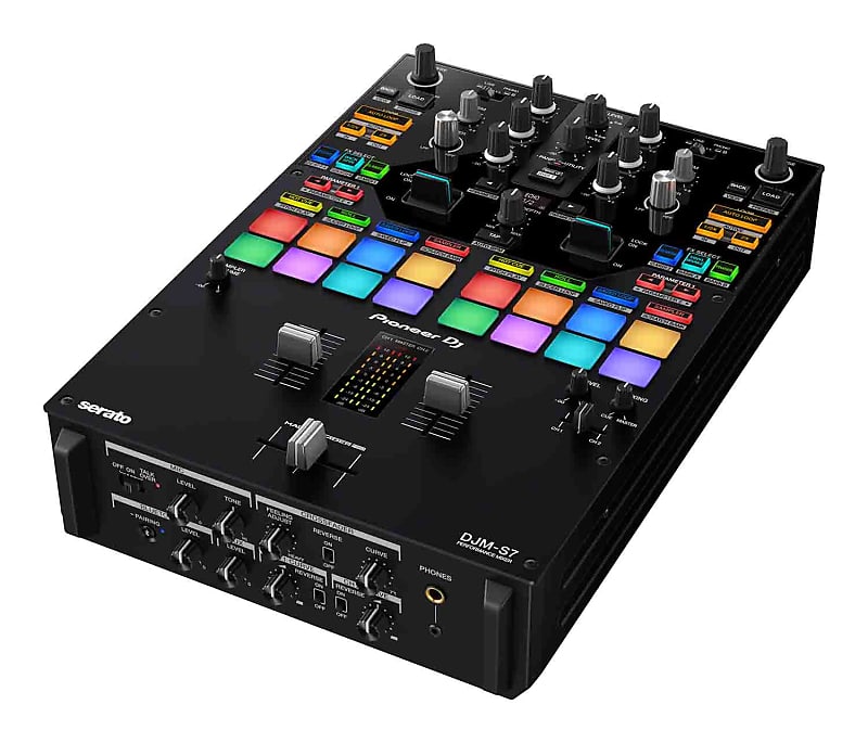 Pioneer DJ DJM-S7 Scratch-Style 2-Channel Performance DJ Mixer - Black image 1