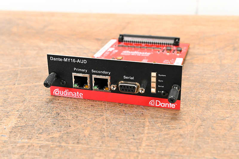 Audinate DanteMY16AUD 16Channel Dante Network I/O Card Reverb UK