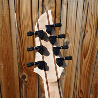 Schecter USA CUSTOM SHOP Keith Merrow KM-7 Hybrid  - Blue Green Fade 7-String Electric Guitar w/ Black Tolex Merrow Case (2023) image 8