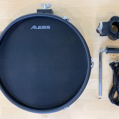 NEW Alesis DM10 MKII 12 Inch Mesh DUAL-ZONE Pad With Sensitivity Knob + Clamp, L-Rod, Cable