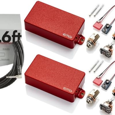 EMG 81 & 85 Complete Solderless Active Pickup Set Easy and Ready 