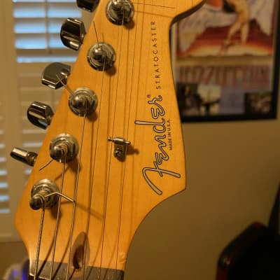 Fender American Series Stratocaster with Rosewood Fretboard 2000 - 2002 - Aqua Marine Metallic image 3