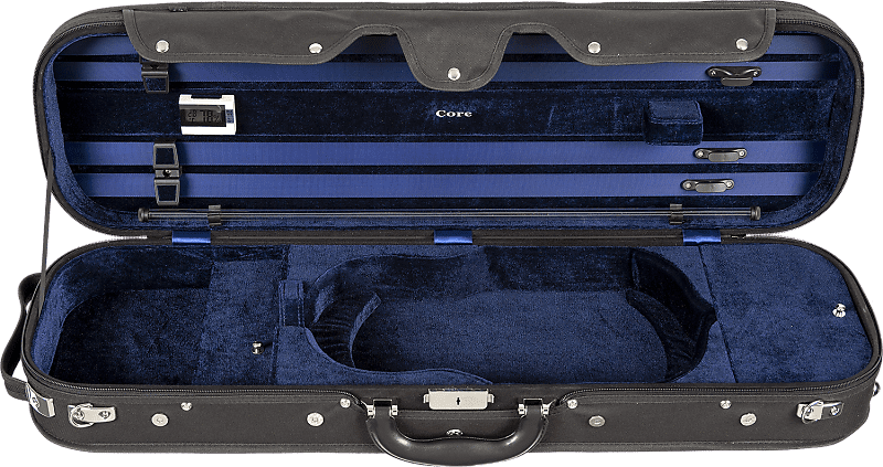 Core Violin Suspension Case Oblong - (4/4 Size) Blue imagen 1