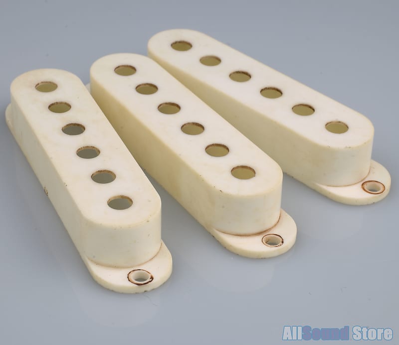 Master Relic 60's Aged PARCHMENT WHITE Pickup Covers for Reverb