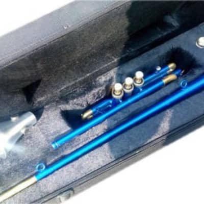Sai musicals fl-52 FLAG Trumpet BB_ Pitch_ New^ branded W/MP+ Mute Case Colored Blue Nice/Sound 2022 image 3