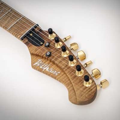Mithans Guitars T'leafes (roasted maple) boutique electric guitar image 6