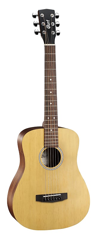 Cort ADMINIOP Standard Series Dreadnought 3/4 Size Mahogany Neck 6-String Acoustic Guitar w/Gig Bag image 1
