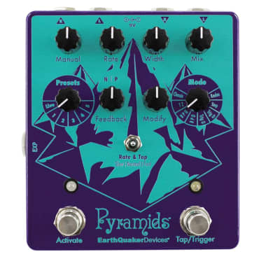 EarthQuaker Devices Pyramids Stereo Flanging Device Flanger Pedal image 1