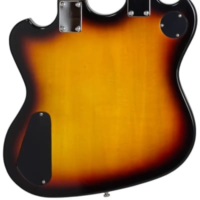 Eastwood MRG Series Double-Neck 4/6 Bound Maple Top Body & Neck 4/6-String Electric Guitar w/Gig Bag image 3