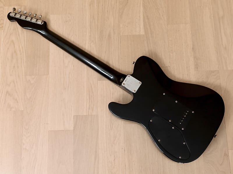1982 Tokai Breezysound TE-60 HH T-Style Vintage Electric Guitar Black,  Non-Catalog w/ Vibrato, Japan