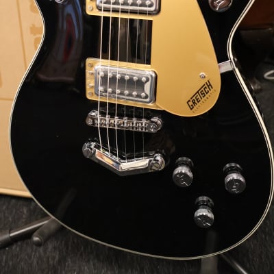 Gretsch G5222 Electromatic Double Jet BT with V-Stoptail Black image 2