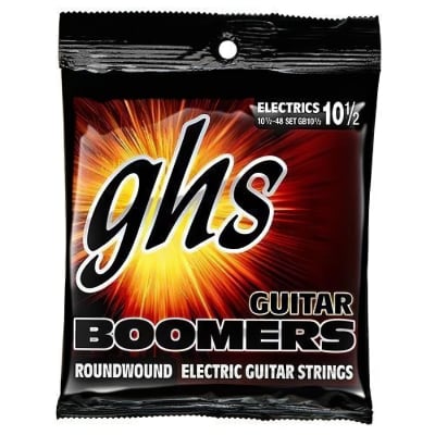 3 Sets GHS GB10 1/2 Boomers Roundwound Electric Guitar Strings - Light 10.5-48  3 Sets  GB 10.5