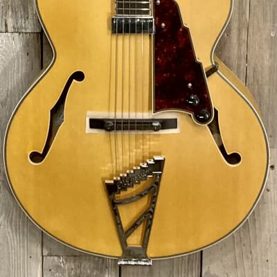 D'Angelico Premier EXL-1 Hollow Body Archtop 2022 - Satin Honey Blonde, Support Small Shops and Buy Here! image 2