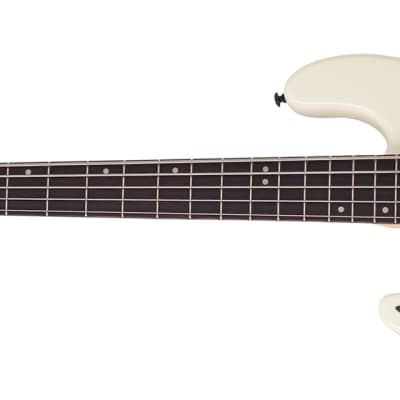 Schecter P-5 5-String Bass, Left-Handed, Ivory image 22