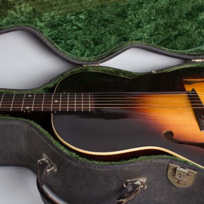 Gibson  L-30 Arch Top Acoustic Guitar (1937), ser. #651C-17, black hard shell case. image 13