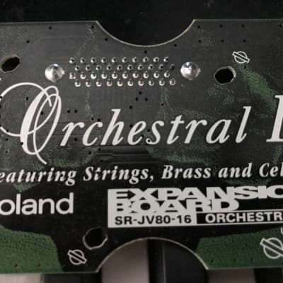 Roland SR-JV80-16 Orchestral II Expansion Board 1990s - Green