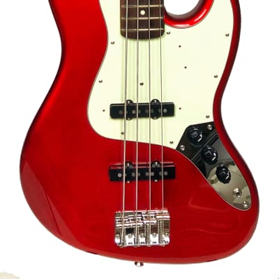 Tokai (Made in Japan) TJB Jazz Sound Bass Guitar 171145 Candy Apple Red image 1
