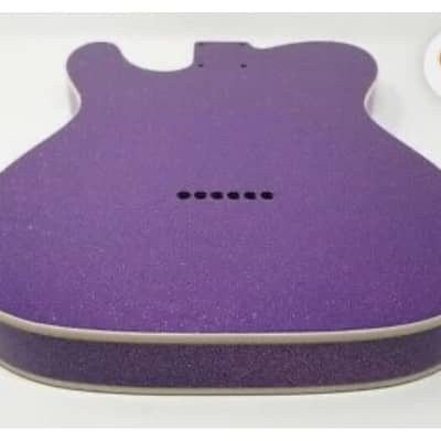Unbranded Telecaster model Current - Purple Sparkle image 2