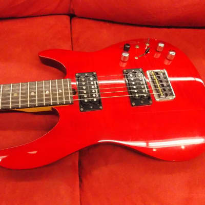 Brian Moore iM Synth Guitar W/Midi Pickups & Gig Bag Trans Red image 9