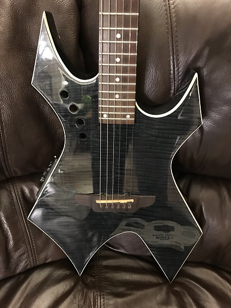 Bc rich warlock acoustic top