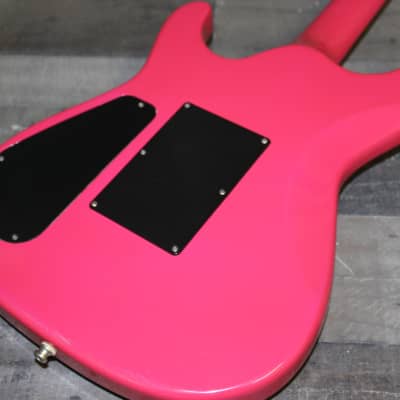 Epiphone 935i 1989-90 Bright Pink, super Rare with Kahler With Non original Hard case image 2