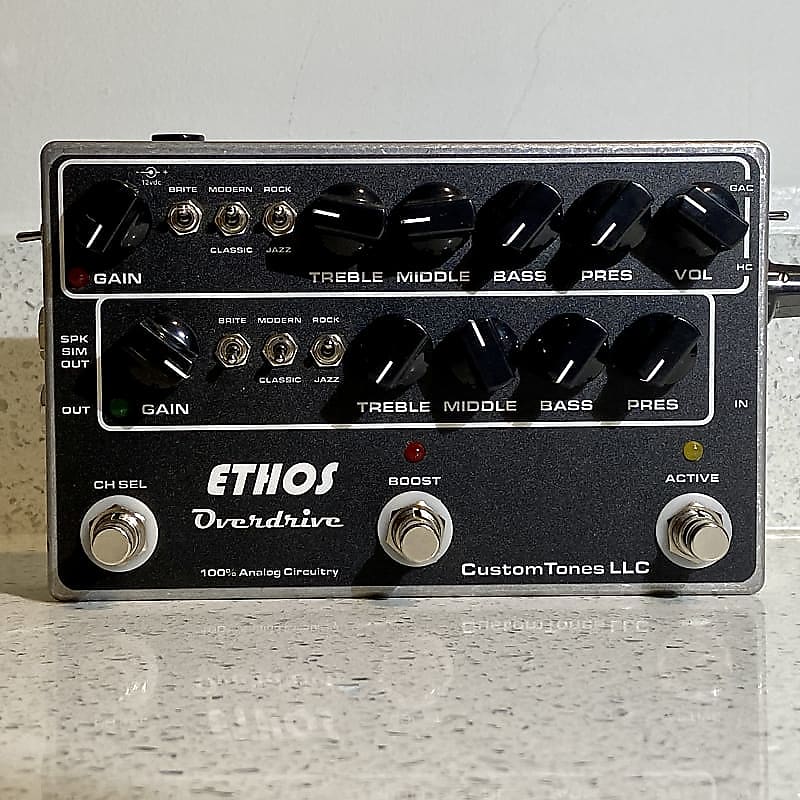 ギター CUSTOM TONES ETHOS Overdrive Pre-Owned Custom Tones Ethos Overdrive – Walt Grace Vintage