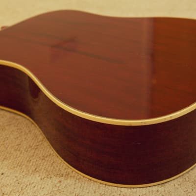 Vintage 1974 Gibson Hummingbird Custom Cherry Sunburst with original hard case image 13