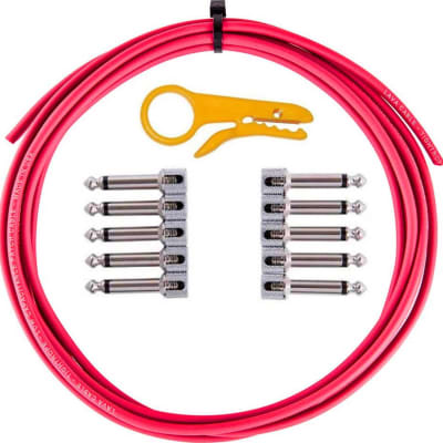 Lava TightRope Solder-Free 10' Right-Angle Cable Kit - Red image 3