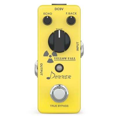 Donner Yellow Fall Delay Guitar Effect Pedal True Bypass image 5